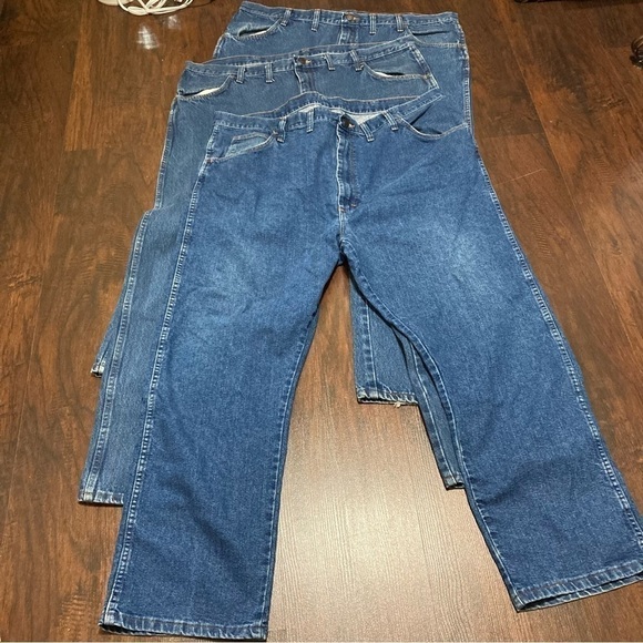 RUSTLER JEANS 3 Pairs of Men’s Vintage 90s relaxed fit denims size 44x30 GUC - Picture 6 of 11
